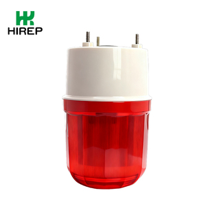 Luz de alarma HIREP IP65 Alarma impermeable Luz roja estroboscópica con zumbador para seguridad y advertencia de incendios - Product Image 1