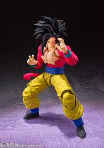 Figura de Acción Super Saiyan 4 Son Goku Spirits S.H.Figuarts, Modelo de Dibujos Animados de Plástico PVC Unisex, Juguete de Madera ABS - Product Image 2
