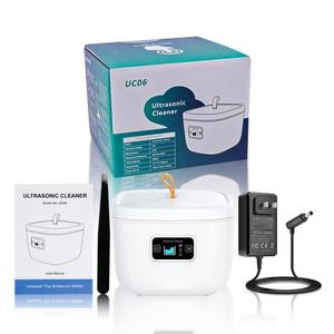 Caja para Retenedores, Limpiador Ultrasónico de Dentaduras Postizas de Gran Capacidad con Luz UV-C para Dentaduras Postizas y Alineadores - Product Image 1