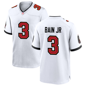 Maillot de football américain blanc Tampa Bay 2026 personnalisé, chemises brodées, uniformes de jeunes brodés, vêtements de sport avec logos - Product Image 3