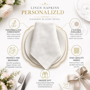 Luxury Square Custom Hotel Restaurant Promotional Cotton <b>Linen</b> Cloth Embroidery Table <b>Napkin</b> Wedding Party Decoration - Product Image 3