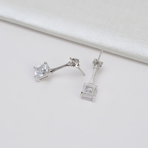 Wenchi Women's Trendy S925 <b>Silver</b> Earhook <b>Earrings</b> with 9-13 <b>Pearl</b> Brass DIY Accessories Tray Semi Finished 15989 - Product Image 3