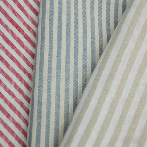 Tissu en mélange <span class=keywords><strong>lin</strong></span>-coton teint en fil à rayures 55% <span class=keywords><strong>lin</strong></span> 45% coton pour chemises printemps-été, vêtements et décoration intérieure – En stock - Product Image 1
