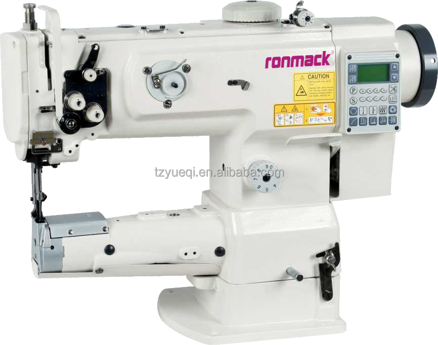 RONMACK RM-1341D-7 цилиндрическая кровать одноигольная автоматический триммер с трубчатым прямым приводом сверхмощная машина для стежка с замком
