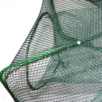 Nasse de pêche pliable en forme d'éventail pour crevettes, filet de sol pour attraper poissons, anguilles, homards : les poissons entrent, mais ne peuvent pas sortir
