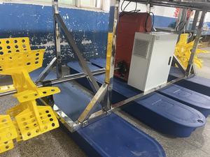 <span class=keywords><strong>Aérateur</strong></span> solaire tout-en-un AC/DC sans balais, oxygénateur à roue à aubes solaire haute efficacité - Product Image 2