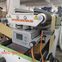 Machine d'impression flexographique 4 couleurs haute efficacité équipée d'un double four et d'une découpeuse