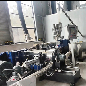 Tái chế nhựa polyethylene hạt đùn PE + canxi có ga pelletizer máy đùn - Product Image 5