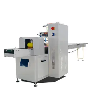 Fully automatic horizontal wrapping flow pack packing machine ice cream lolly popsicle packaging machine