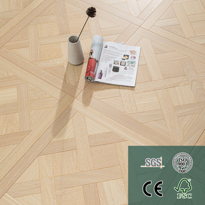 <span class=keywords><strong>Parquet</strong></span> en bois massif <span class=keywords><strong>Wengé</strong></span> à croisillons, noyau en bouleau, composite personnalisé, ton clair naturel, pour usage résidentiel - Product Image 3