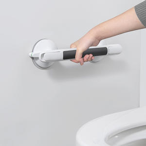 Barras de Seguridad para Baño, Manijas Antideslizantes para Puertas de Vidrio sin Taladrar, Manijas de Ventosa para Inodoro para Personas Mayores, Material Plástico - Product Image 1