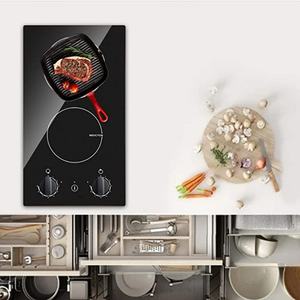 Table de cuisson à induction intégrée à double brûleur 220-240V, plaque de cuisson électrique de 12 pouces - Product Image 2