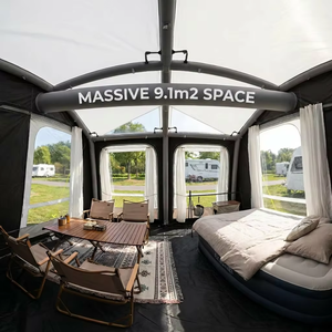 YYD OVERLAND Tente annexe <span class=keywords><strong>gonflable</strong></span> de luxe pour camping-car, 3000 mm, imperméable, à structure pneumatique, pour côté remorque, installation rapide, <span class=keywords><strong>auvent</strong></span> d'extension pour caravane - Product Image 3