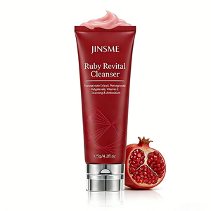 Crema Revitalizante de Rubí Personalizada OEM ODM 125ml, Extracto de Granada, Vitamina C, Antioxidante, Iluminadora del Tono de Piel, Limpieza Profunda - Product Image 5