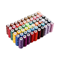 CiaraQ 250 Yards Par Bobine 100% Polyester Fils À Coudre Kit Haute Ténacité Broderie À La Main Motifs Teints Plusieurs Options De Couleurs