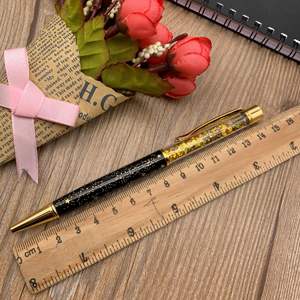 Stylo à bille en métal avec paillettes flottantes promotionnelles pour cadeaux - Product Image 5