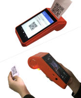 Tablette POS intelligente portable Android 4G avec imprimante, couleur du boîtier personnalisable