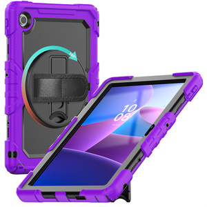 Nouveauté Étuis pour <span class=keywords><strong>tablette</strong></span> <span class=keywords><strong>Lenovo</strong></span> Tab 10.1 2025 TB-311XU K10C avec <span class=keywords><strong>protection</strong></span> d'écran, bandoulière, coque robuste antichoc - Product Image 2