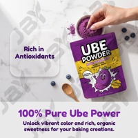 Poudre d'Ube Naturelle, Poudre d'Igname Violette pour la Pâtisserie, les Lattes et les Desserts, Marque Privée, OEM, Emballage Personnalisé, Fournisseur en Gros
