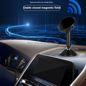 Dudukan ponsel dasbor mobil, dudukan telepon genggam Universal fleksibel warna merah, magnetik 360 untuk dasbor mobil dengan rotasi 360 - Product Image 5