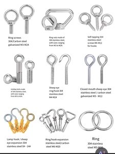 304 302 316 Cáp Nhĩ Tân Hợp kim mạ kẽm thép không gỉ hình chữ O rắn hoặc rỗng Nhẫn Electroplated sắt Nhẫn - Product Image 3