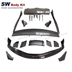 Kit de carrocería aerodinámica estilo VRS de fibra de carbono para <span class=keywords><strong>Toyota</strong></span> <span class=keywords><strong>Supra</strong></span> A90 A91 MK5 2019-2022 Kit de rendimiento de ajuste de actualización piezas de coche - Product Image 5