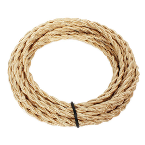 Marron/<span class=keywords><strong>Noir</strong></span>/Blanc/Rouge Vin Torsadé Satin Sheen <span class=keywords><strong>Tissu</strong></span> Éclairage Fil Électrique Câble 0.75mm * 2 Core Coton Textile Lampe Cordon - Product Image 6
