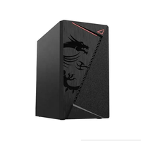 Nouvelle mode, vente chaude, boîtier d'ordinateur de jeu M-ATX de bureau avec ventilateurs de refroidissement RVB, boîtier pour PC gamer