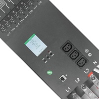 S21 T21 M60 ETL répertorié 3 phases 415V 160A PDU 24 ports C19 contrôle de surveillance à distance pdu