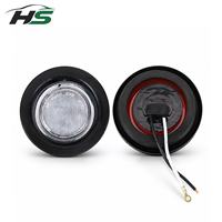 Feu arrière LED HSSH rouge ambre pour camion, remorque, semi-remorque, camion de fret, véhicule utilitaire