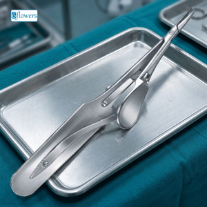 Portaagujas Arruga de Acero Inoxidable, Instrumento Médico Manual para Operaciones Quirúrgicas, Certificado CE Clase II, Seis Flores/OEM - Product Image 3