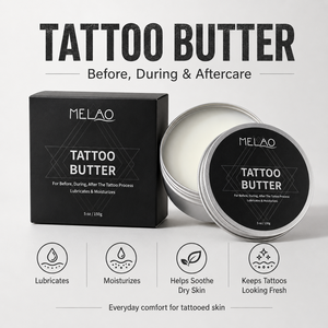 Beurre de karité professionnel, céramide, huile de coco, beurre pour tatouage, avant, pendant et après le processus de tatouage, lubrifiant et baume de soin après tatouage - Product Image 3