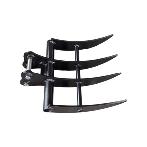 Râteau à racines robuste pour mini-excavatrice de 1 à 3 tonnes, accessoire de défrichage, râteau à broussailles, râteau squelette haute résistance - Product Image 6