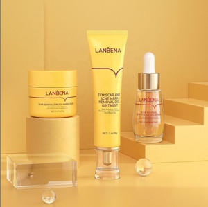 Crème à base de plantes LANBENA pour une élimination rapide et <span class=keywords><strong>efficace</strong></span> des cicatrices et des vergetures, réparation de la peau, lotion pour le visage - Product Image 6