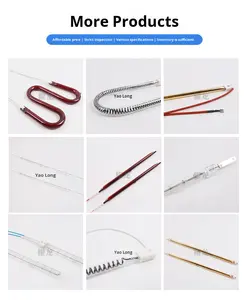 Инфракрасные нагревательные трубки из кварцевого стекла с углеродным волокном на заказ от производителя Yaolong - Product Image 6