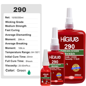 250ml 290 Middle Strength 6h Cure <strong>Green</strong> Anaerobic Thread Sealant Threadlocker Screw <strong>Glue</strong> for Nuts Bolts Locking - Product Image 4