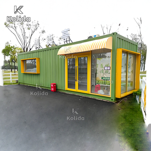 Kolida rainbpw Màu sắc chương trình phẳng gói container nhà cho cửa hàng bán lẻ hoặc cho thuê làm bằng thép và bánh sandwich Panel - Product Image 2