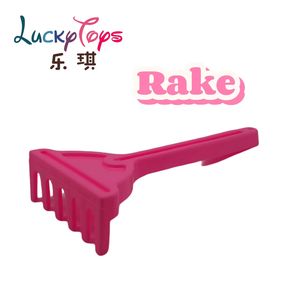 مجموعة ألعاب شاطئية بلاستيكية مضحكة قابلة للتخصيص بتصميم حورية البحر، مجموعة دلو ومجارف بأسلوب كرتوني للعب بالرمل والأنشطة الخارجية للأطفال - Product Image 2