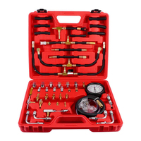 Kit de testeur de pression de carburant Podofo pour voitures, camions et véhicules à essence, outil de test d'injecteur de carburant, manomètre, ensemble d'outils pour voitures à essence OEM/ODM