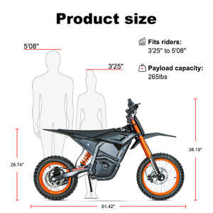 Vélo tout-terrain US en stock, batterie lithium 3000W 48V21AH, pneus 14/12 pouces, frein hydraulique, pour adolescents de 13 ans et plus, livraison rapide US 48V 3000W Fat T - Product Image 3