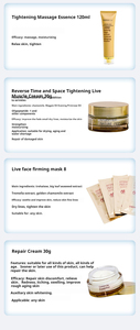 Guangdong Factory Direct Salon de beauté haut de gamme ensemble de soins de la peau produits d'hydratation nourrissants raffermissants sérum blanchissant à <span class=keywords><strong>l</strong></span>'arbutine <span class=keywords><strong>acné</strong></span> - Product Image 5