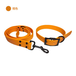 Ichiraku PVC Pet Leash And Collar Set Waterproof <b>Bite</b> Resistant Dog Walking Gear Outdoor Use - Product Image 3