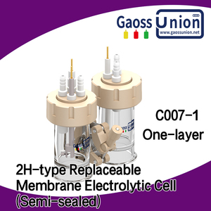 C007-1 serisi 2H tipi değiştirilebilir membran elektrolitik hücre elektrokimyasal hücre enstrüman parçaları ve aksesuarları - Product Image 3