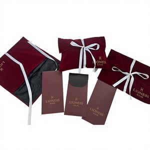 Bolsa de terciopelo de lujo MUYANG 2026, gran venta, con cinta personalizable en varios colores - Product Image 1