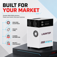 Station d'alimentation portable compacte 656Wh, générateur solaire 300W LiFePO4, 6000 cycles, charge rapide en 1H, station de batterie pour voyages en plein air