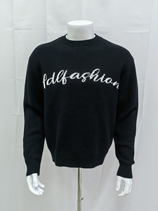 Custom LOGO Men's Sweater Manufacturer Pullover Jacquard Knitwear Winter Streetwear Crew Neck Casual Jumper Knit Sweater - Product Image 2