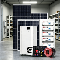 Kit Solaire 5KW 10KW avec Batterie LiFePO4 51.2V 5KWH 10KWH 15KWH et Onduleur Pur Sinus 3KW – Ensemble Complet Facile à Installer