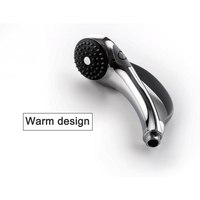 Pommeau de Douche Moderne Chromé Portable pour Personnes Handicapées, Femmes Enceintes, Personnes Âgées et Enfants - Remplacement Sûr en ABS Antidérapant