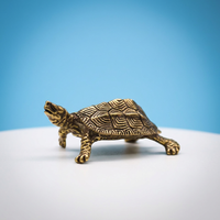 Moneda de desafío personalizada 3D con forma de tortuga, de aleación de zinc y latón envejecido, como premio corporativo de longevidad.