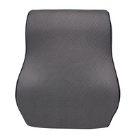 Respirer la couverture de maille sangles réglables oreiller de soutien lombaire pour chaise de bureau oreiller de soutien arrière pour voiture, mémoire d'inclinaison d'ordinateur